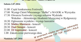Wydarzenia na weekend 1-3 lipca 2016r.