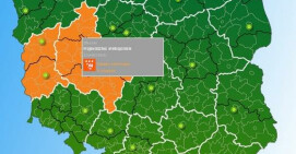 Uwaga: możliwe marznące opady deszczu i mżawki