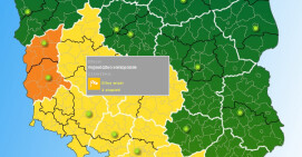 Uwaga: możliwy silny wiatr