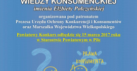 XIII Wielkopolska Olimpiada Wiedzy Konsumenckiej