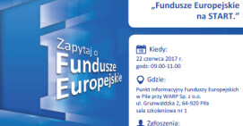 Spotkanie informacyjne pt. „Fundusze Europejskie na START
