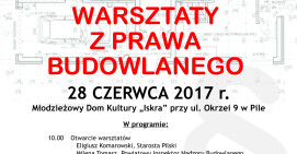 Zapraszamy na darmowe warsztaty z prawa budowlanego!