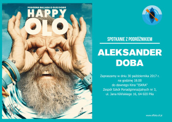 Zapraszamy na spotkanie z Aleksandrem Dobą