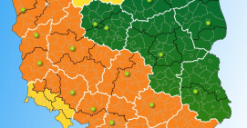 IMGW ostrzega - silny wiatr!