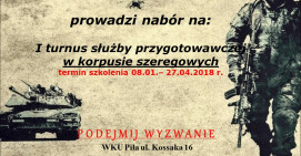 WKU - nabór na pierwszy turnus służby przygotowawczej 