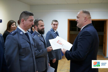 Starosta podziękował policjantom