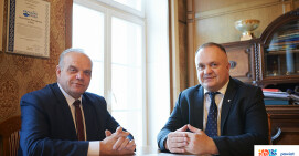 Dwaj starostowie o dobrej współpracy