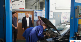 Elektryczny samochód to nowe dzieło uczniów „Mechanika” 