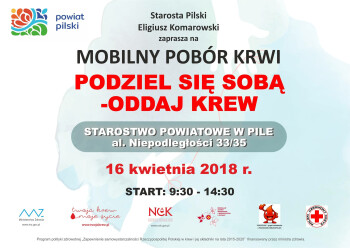 Krwiobus pod Starostwem Powiatowym. Zapraszamy!