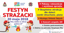 Festyn Strażacki już w niedzielę na stadionie przy Okrzei w Pile. Zapraszamy! 