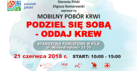 Zbiórka krwi pod Starostwem Powiatowym już w czwartek. Zapraszamy