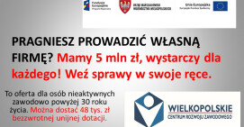 Warto skorzystać z takiej szansy