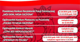 Kolejne wydarzenia w ramach obchodów "Niepodległej Ojczyzny" 