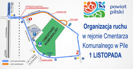 1 listopada zmiana organizacji ruchu wokół cmentarza 