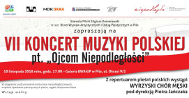 Wydarzenia na Święto Niepodległości: koncert, wspólne śpiewanie hymnu, bieg. Zapraszamy!
