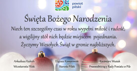 Spokojnych i Radosnych Świąt!