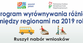 Program pomocy dla niepełnosprawnych na 2019 rok. Można składać wnioski    