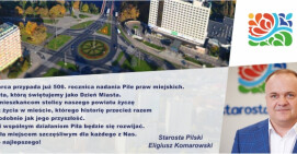 Życzenia dla pilan z okazji Dnia Miasta
