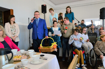 Śniadania Wielkanocne w Warsztatach Terapii Zajęciowej.