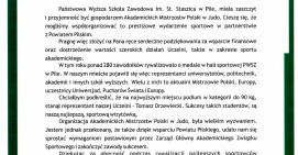 Akademickie Mistrzostwa Polski w Judo. Państwowa Wyższa Szkoła Zawodowa w Pile 