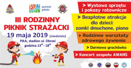 Zapraszamy na III Rodzinny Piknik Strażacki 