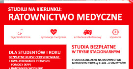 Studiuj na PWSZ w Pile i zostań ratownikiem medycznym!