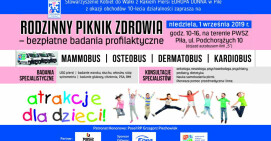Warto skorzystać z darmowych badań podczas Rodzinnego Pikniku Zdrowia 