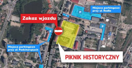 Parkingi dostępne 1 września w pobliżu PWSZ w Pile podczas insceniazacji historycznych 
