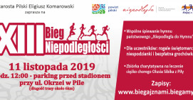 Zapraszamy na Bieg Niepodległości