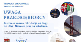 Wkrótce rekrutacja przedsiębiorców na targi do USA i Niemiec