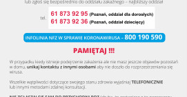 Koronawirus. Ważne telefony i rady także dla dyrektorów szkół i przedszkoli
