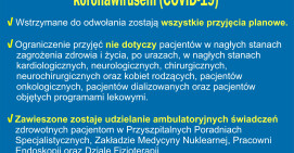 Nowe zasady funkcjonowania w pilskim szpitalu