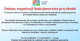 Zmiany w przychodniach i ważne numery telefonów do lekarzy 