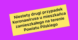 Drugi potwierdzony przypadek zakażenia koronawirusem