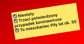 Trzecia osoba z koronawirusem w powiecie pilskim
