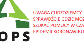 Wsparcie cudzoziemców w czasie pandemii koronawirusa