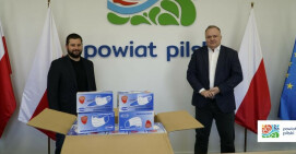 Kolejne maseczki dla służb ratowniczych. Starosta dziękuje darczyńcom 