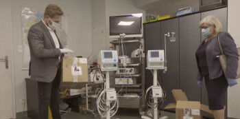 Dwa nowe respiratory dla szpitala, dla małych dzieci 