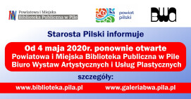 Biblioteka i BWAiUP w Pile ponownie otwarte