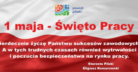 1 maja - Święto Pracy. Wszystkiego dobrego! 