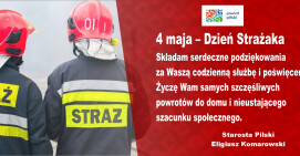 Drodzy Strażacy, dziękujemy za Waszą służbę