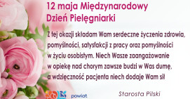 Najlepsze życzenia dla położnych i pielęgniarek oraz podziękowania za ich pracę, zwłaszcza teraz, w trudnym czasie pandemii 