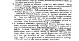 Ogłoszenie Starosty Pilskiego w sprawie obsługi interesantów w Starostwie Powiatowym w Pile