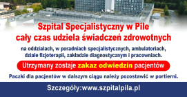 Pilski szpital przyjmuje pacjentów