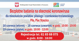 Dobra sytuacja epidemiczna. Od wtorku badania mieszkańców