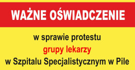 Oświadczenie Eligiusza Komarowskiego, Starosty Pilskiego 