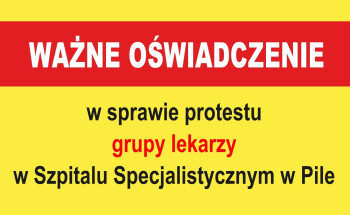 Oświadczenie Eligiusza Komarowskiego, Starosty Pilskiego 