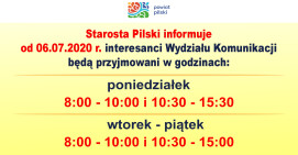 Od 6 lipca, NOWE godziny pracy Wydziału Komunikacji