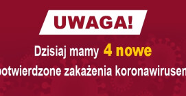 Kolejne 4 osoby zakażone koronawirusem 
