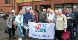 Podczas wycieczki w Stargardzie promowali Powiat Pilski 
